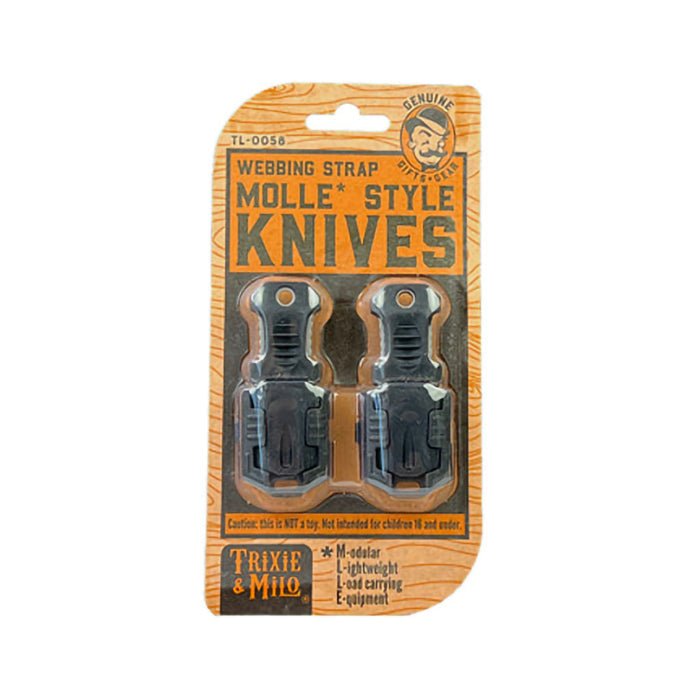 Lucky Jack : MOLLE Knife - Black at Annie's Hallmark