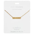 Lumiela Necklace: " best friends forever and always " -Best Friends - Lumiela Necklace: " best friends forever and always " -Best Friends