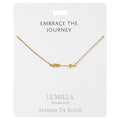 Lumiela Necklace: "embrace the journey " -Arrow - Lumiela Necklace: "embrace the journey " -Arrow