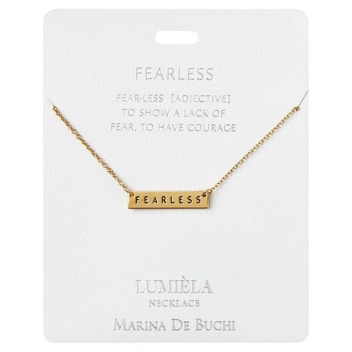 Lumiela Necklace: "fearless to show lack of fear, to have courage " - Fearless - Lumiela Necklace: "fearless to show lack of fear, to have courage " - Fearless