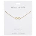 Lumiela Necklace: "we are infinite" - Infinity - Lumiela Necklace: "we are infinite" - Infinity