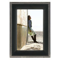"Malden : 8x10 2-Tone Bead-Black Frame -"