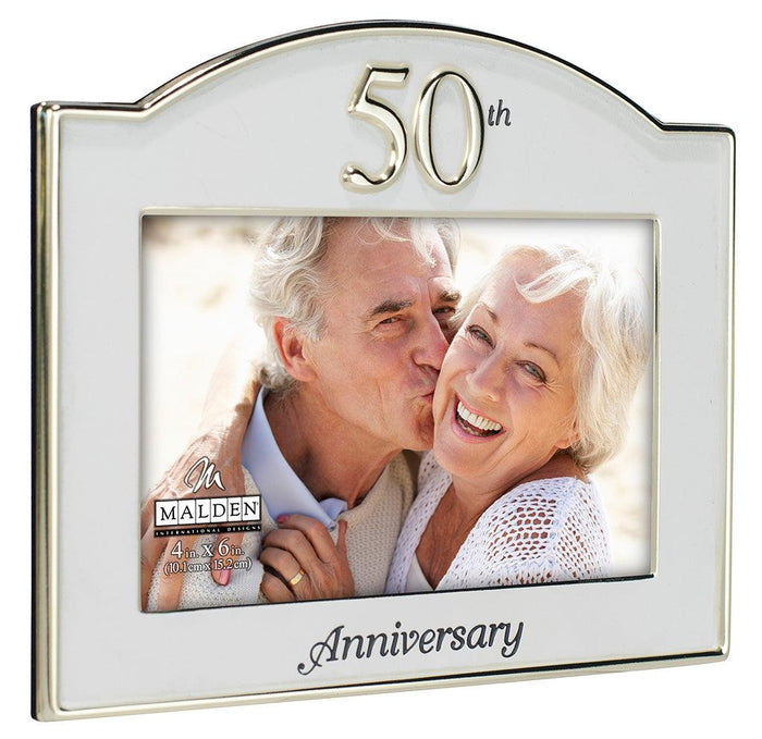 "Malden : 4X6 50th Anniversary Frame -"