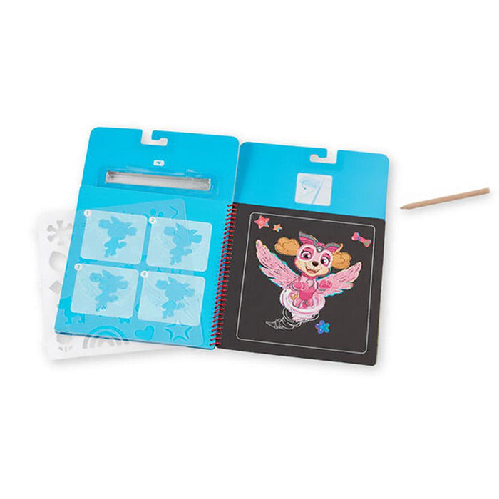 "Melissa & Doug : PAW Patrol Scratch Art Pad - Skye -"