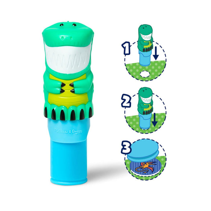 Melissa & Doug : Sticker WOW!® Activity Pad & Sticker Stamper - Dinosaur - Melissa & Doug : Sticker WOW!® Activity Pad & Sticker Stamper - Dinosaur