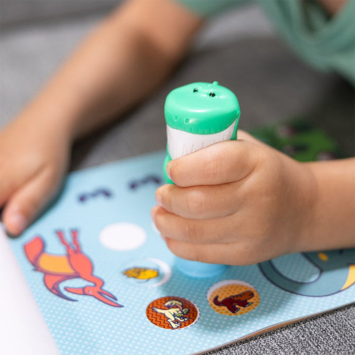 Melissa & Doug : Sticker WOW!® Activity Pad & Sticker Stamper - Dinosaur - Melissa & Doug : Sticker WOW!® Activity Pad & Sticker Stamper - Dinosaur