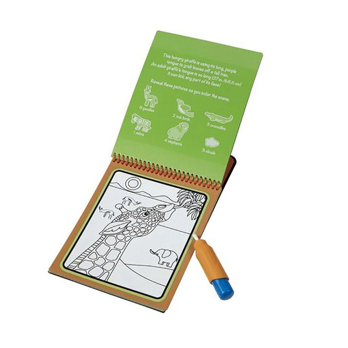 "Melissa & Doug : Water Wow! - Safari Water Reveal Pad - ON the GO Travel Activity -"