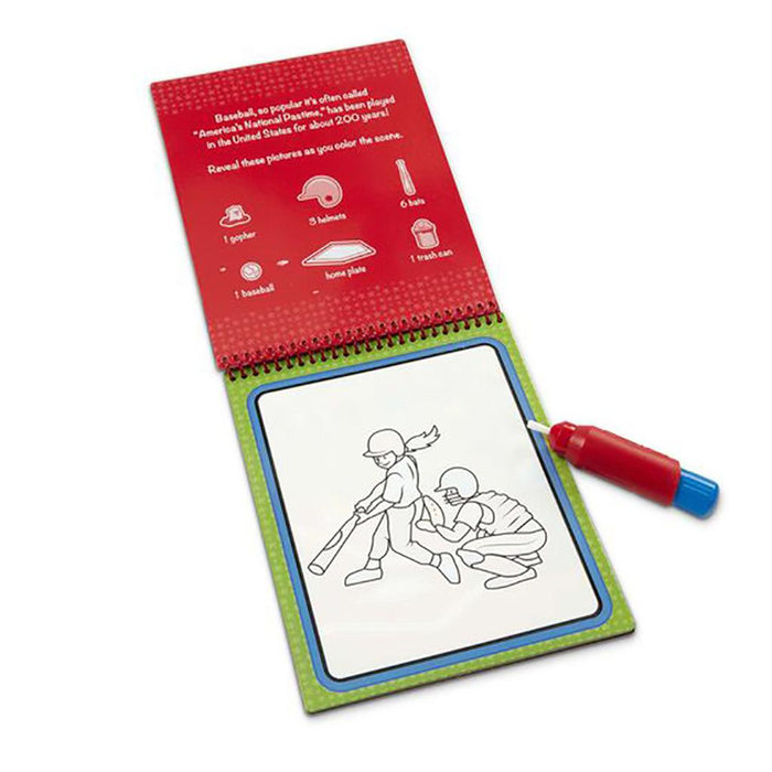 "Melissa & Doug : Water Wow! Sports Water - Reveal Pad - On the Go Travel Activity - Melissa & Doug : Water Wow! Sports Water - Reveal Pad - On the Go Travel Activity - Annies Hallmark and Gretchens Hallmark, Sister Stores"