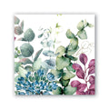 Michel Design Works : Eucalyptus & Mint Cocktail Napkins - Michel Design Works : Eucalyptus & Mint Cocktail Napkins