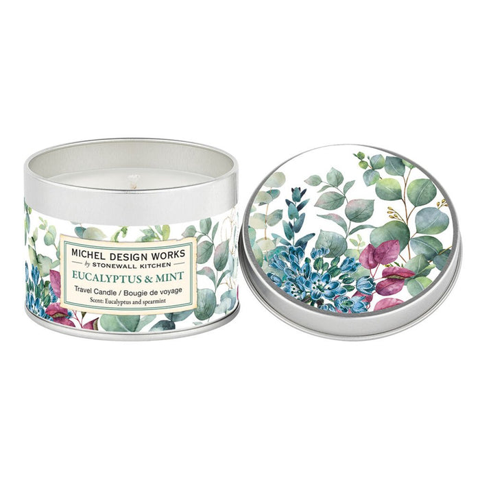 Michel Design Works : Eucalyptus & Mint Travel Candle - Michel Design Works : Eucalyptus & Mint Travel Candle