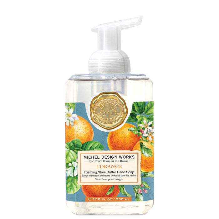 Michel Design Works : L'Orange Foaming Hand Soap at Annie's Hallmark