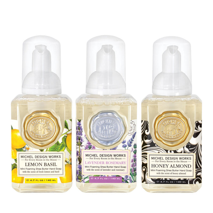 Michel Design Works : The Classics Mini Foaming Hand Soap Set at Annie's Hallmark
