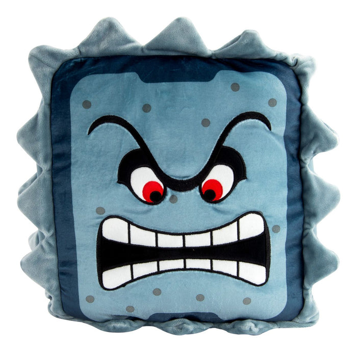 Mocchi Super Mario Thwomp Mega Plush – Large Soft Toy
