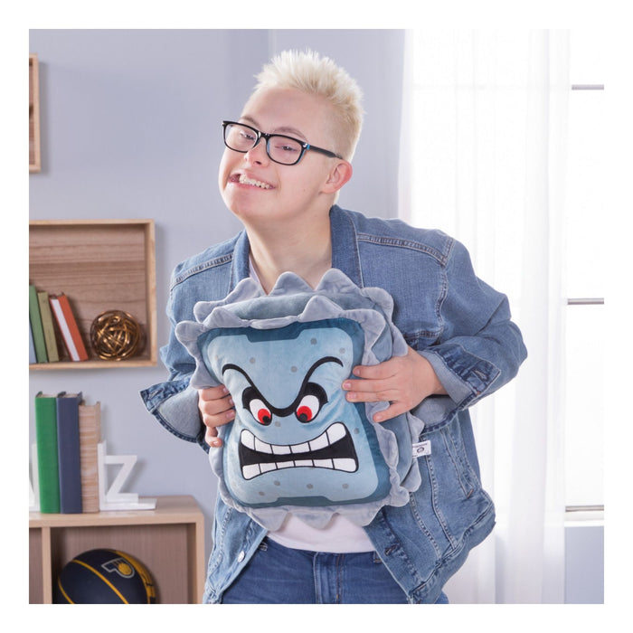 Mocchi Super Mario Thwomp Mega Plush – Large Soft Toy