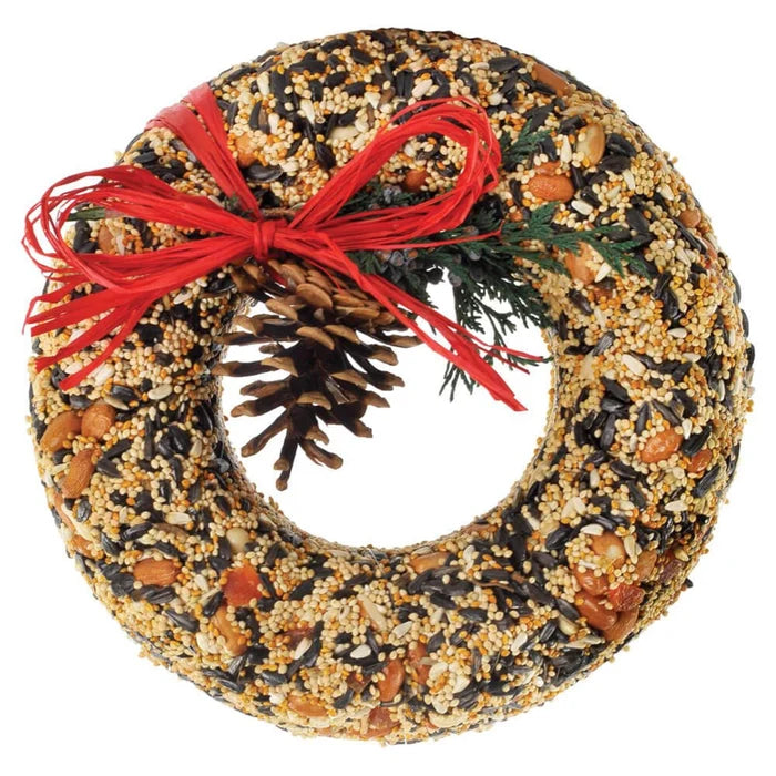 wreath bird feeder