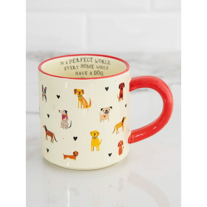 Natural Life : Bungalow Mug - Every Home Has A Dog - Natural Life : Bungalow Mug - Every Home Has A Dog