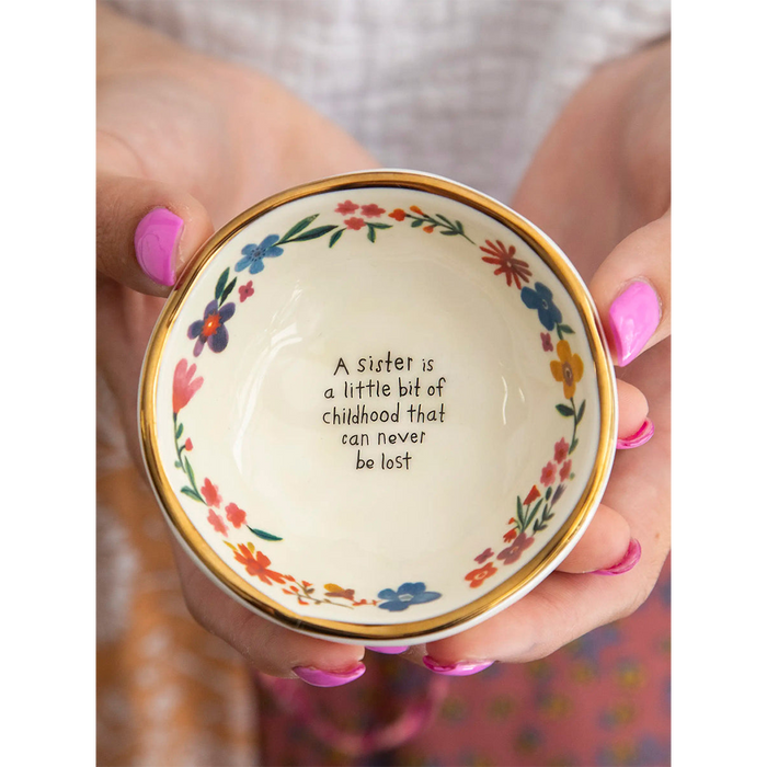 Natural Life : Ceramic Giving Trinket Bowl - Sister Childhood