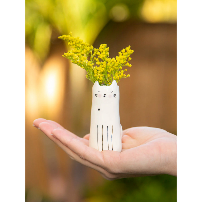 Natural Life : Cutest Little Bud Vase - Cat