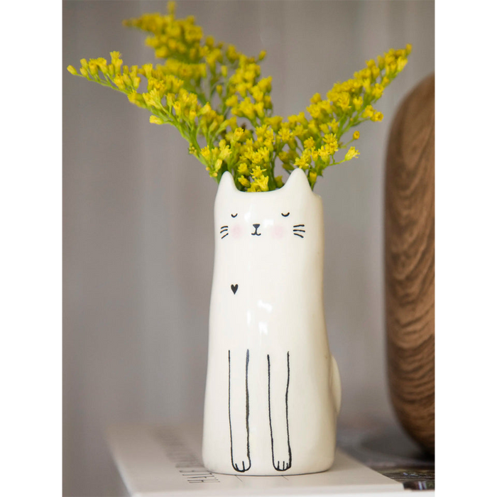 Natural Life : Cutest Little Bud Vase - Cat