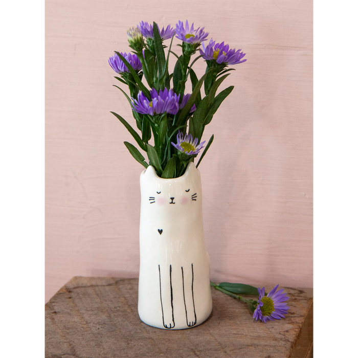 Natural Life : Cutest Little Bud Vase - Cat