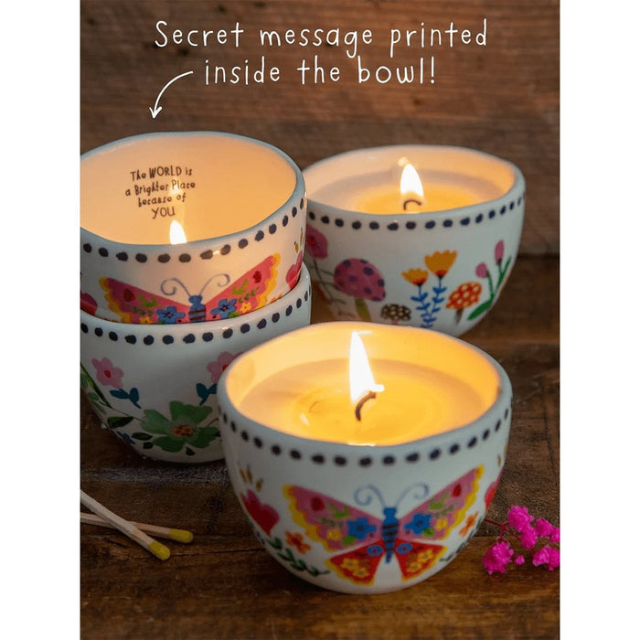 "Natural Life : Secret Message Candle - Amazing -"