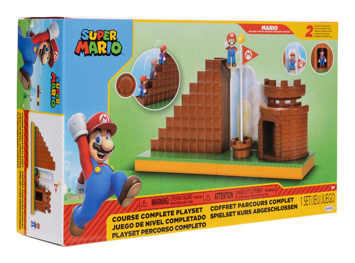 Nintendo Super Mario 2.5" Level End Playset – Collectible Playset