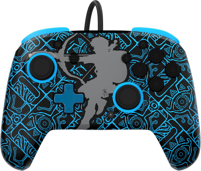 Nintendo Switch - PDP Zelda Wired controller 1-UP Glow in the dark Officially Licensed by Nintendo