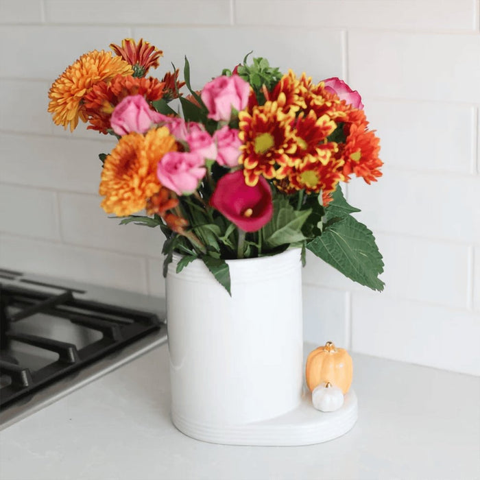 "Nora Fleming : Pinstripe Utensil Crock at Annie's Hallmark"