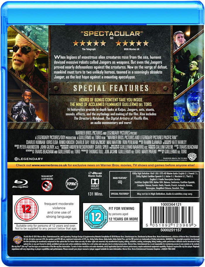 Pacific Rim Blu-ray
