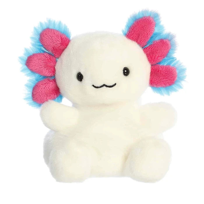 Palm Pals Fia Sheltie plush toy sitting upright with soft brown and white fur
