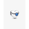 PANDORA : Blue Stone Heart Charm