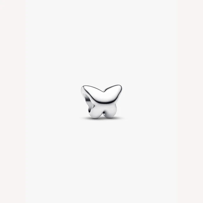 This Pandora Butterfly Mini Charm adds a delicate and graceful touch to your personalized jewelry collection.