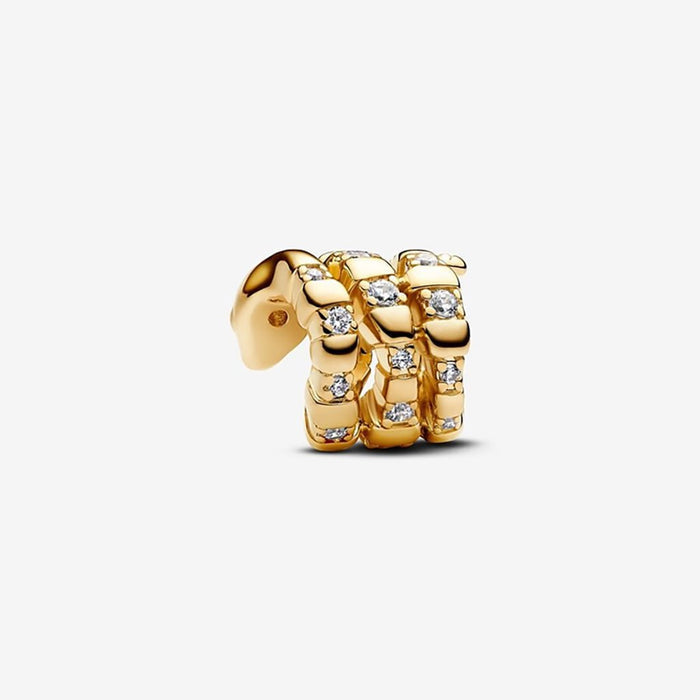 PANDORA : Curled Snake Charm - PANDORA : Curled Snake Charm