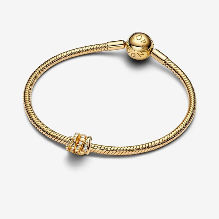 PANDORA : Curled Snake Charm - PANDORA : Curled Snake Charm