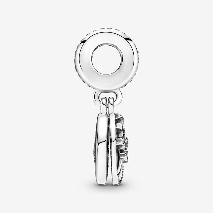 "PANDORA : Double Dangle Tree & Galaxy Moon Charm -"