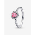 Pandora - Pink heart ring - Silver ring - Promise ring - Pandora rings - Pandora jewelry - gifts for her - giftshop - Pandora near me