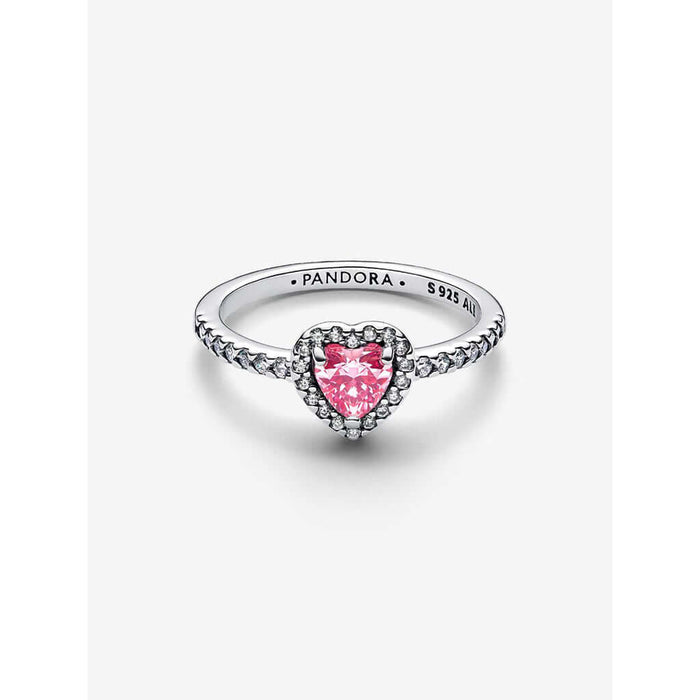 Pandora - Pink heart ring - Silver ring - Promise ring - Pandora rings - Pandora jewelry - gifts for her - giftshop - Pandora near me