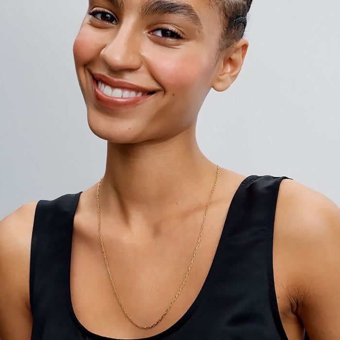 PANDORA : Elongated Link Chain Necklace - PANDORA : Elongated Link Chain Necklace