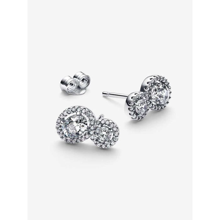 Pandora - Embracing Halo Stud Earrings - Pandora earrings - Pandora near me - stud earrings