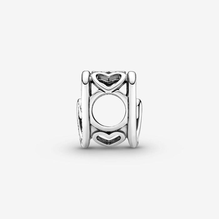 "PANDORA : Entwined Infinite Hearts Charm -"