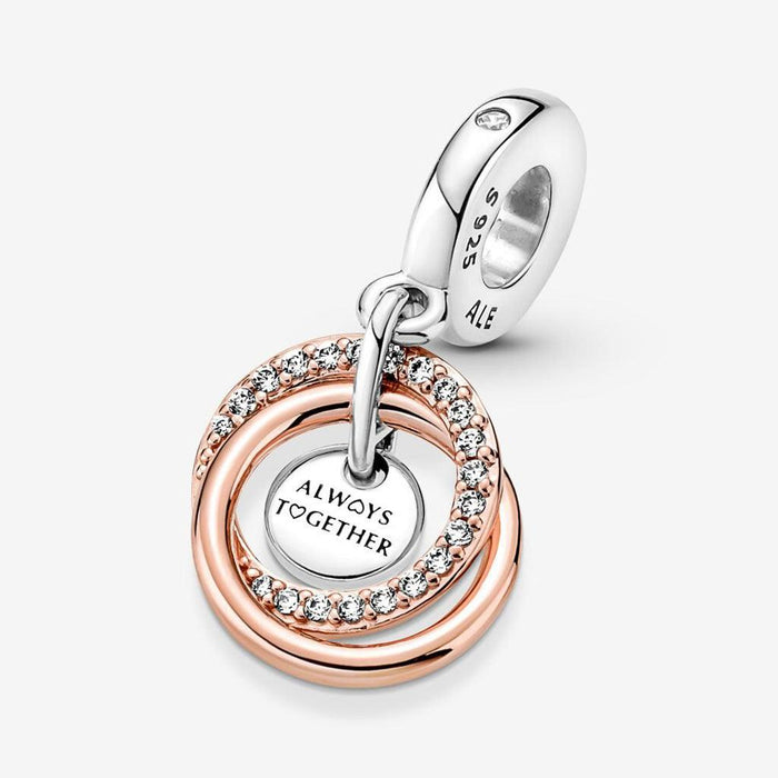"PANDORA : Family Always Encircled Dangle Charm -"