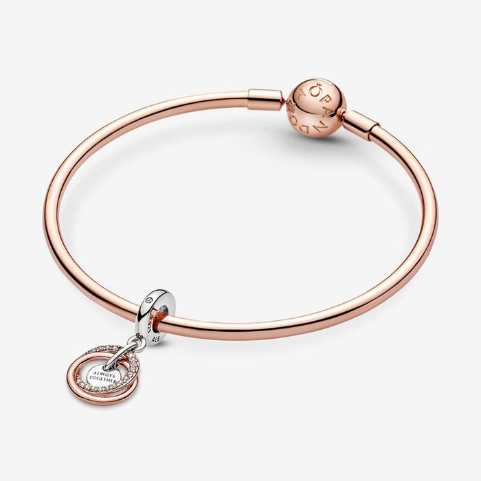 "PANDORA : Family Always Encircled Dangle Charm -"