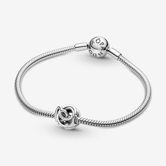 "PANDORA : Family Always Encircled Heart Charm -"