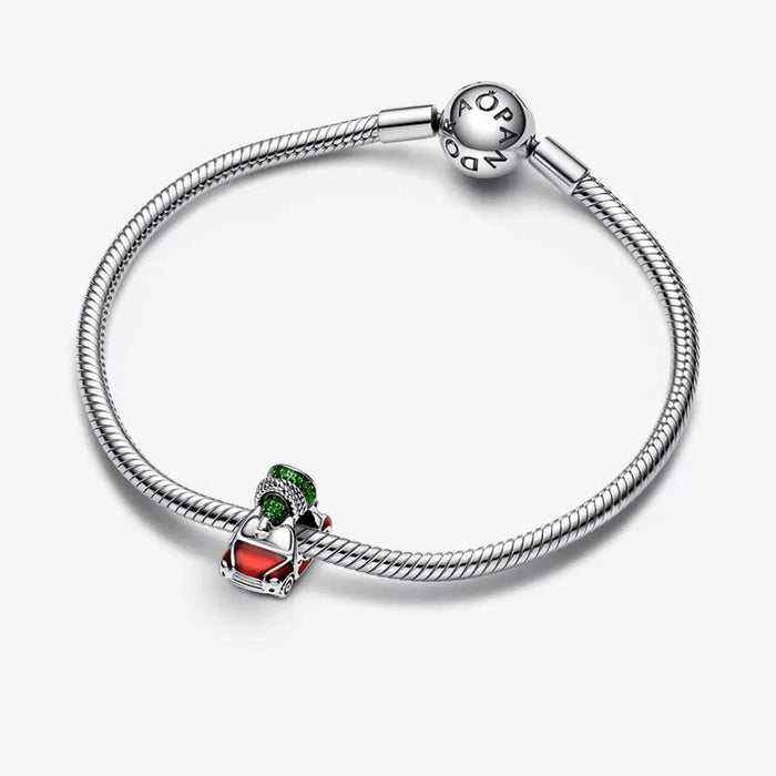 "PANDORA : Festive Car & Christmas Tree Charm -"