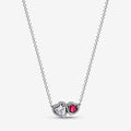 PANDORA : Halo Hearts Pendant Necklace - PANDORA : Halo Hearts Pendant Necklace