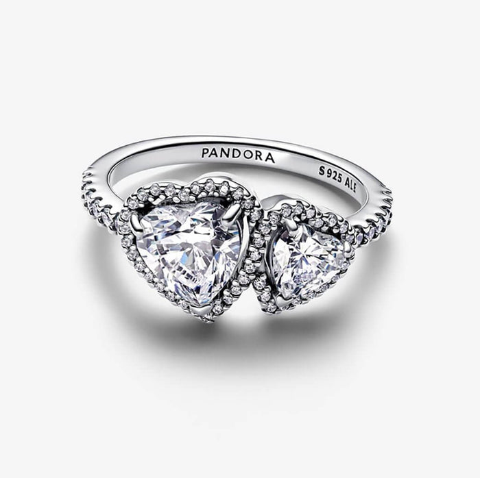 Pandora jewelry - Halo Hearts Ring - Promise ring - Pandora near me - Pandora ring - Gifts for her