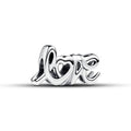 This Pandora Handwritten Love Charm adds a heartfelt touch to your personalized jewelry collection.
