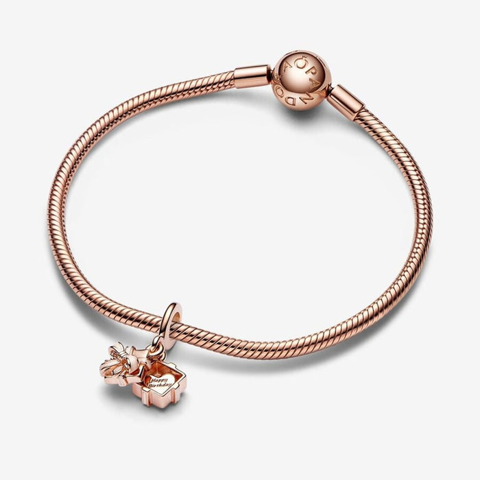 "PANDORA : Happy Birthday Gift Openable Dangle Charm -"