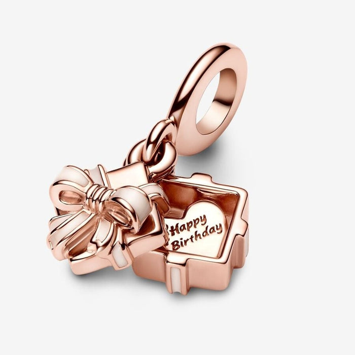 "PANDORA : Happy Birthday Gift Openable Dangle Charm -"