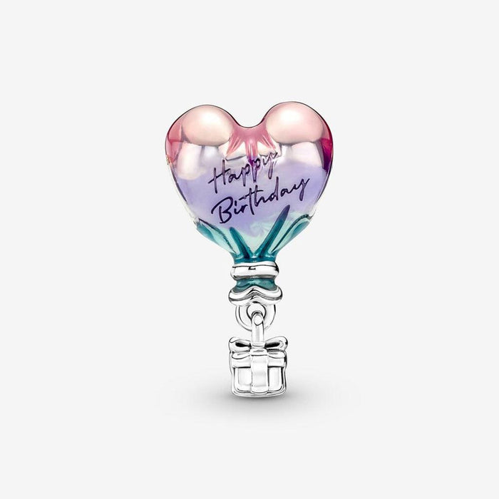 "PANDORA : Happy Birthday Hot Air Balloon Charm -"